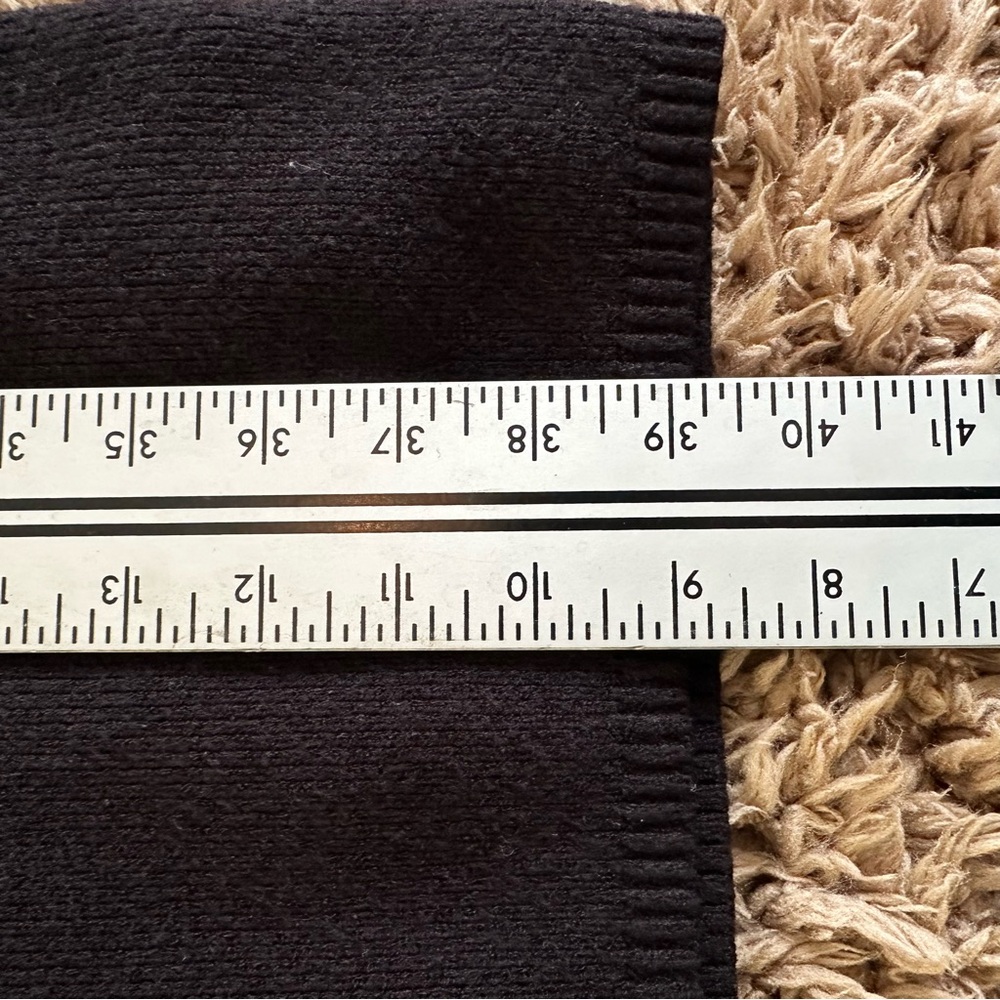 Abercrombie & Fitch Black knee-length zip up sweater dress with mock neck - Picture 12 of 14